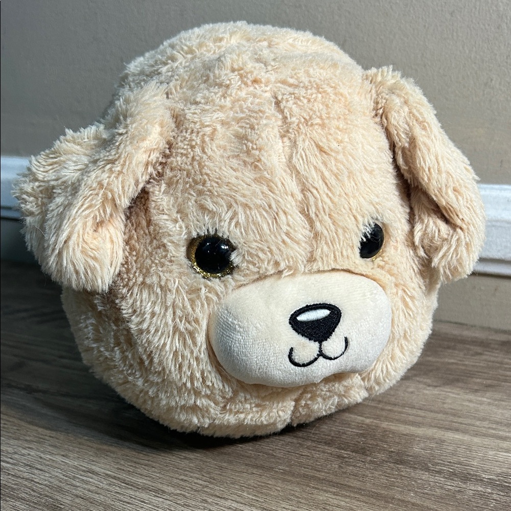 Holiday Home® Plush Fatty Dog in tan.